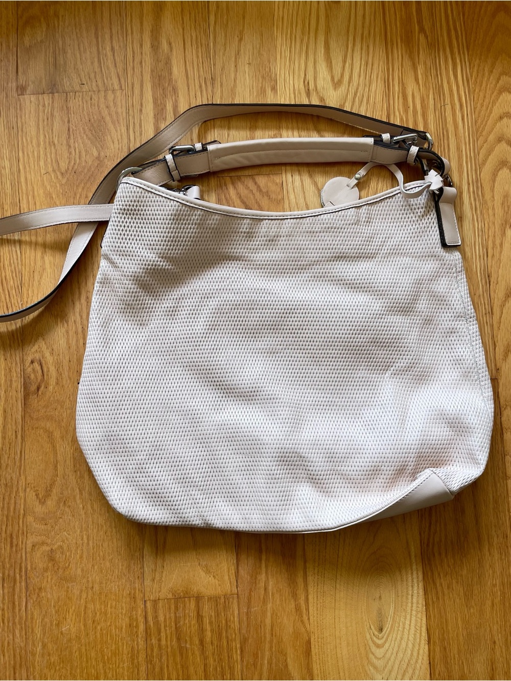 Varriale cream leather handbag